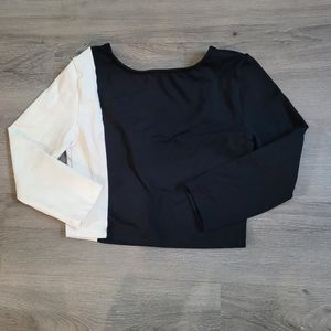 NWOT Bebe Colorblock Crop Top